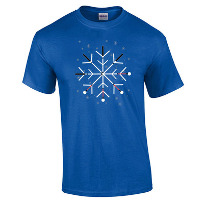 Original SnowFlake Cane T-Shirt - Royal Blue