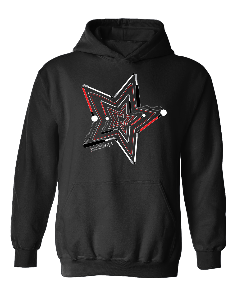 Superstars of White Canes Hoodie - Black