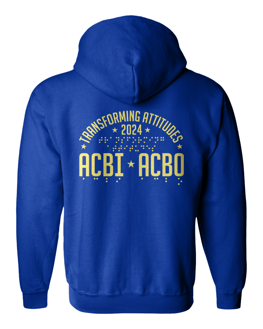 ACBI-ACBO 2024 Full Zip Hoodie - Royal Blue - Shipped to your home