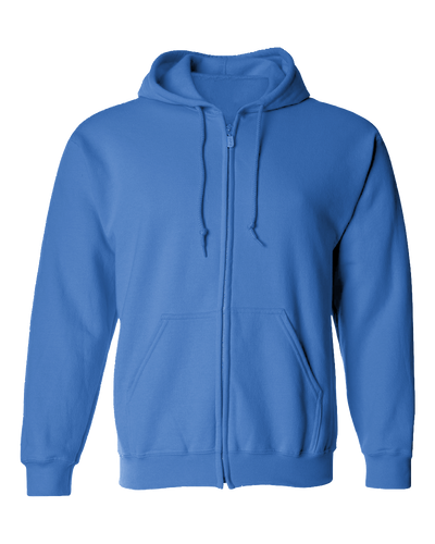 Christmas Tree of Gifts Zip Hoodie - Carolina Blue