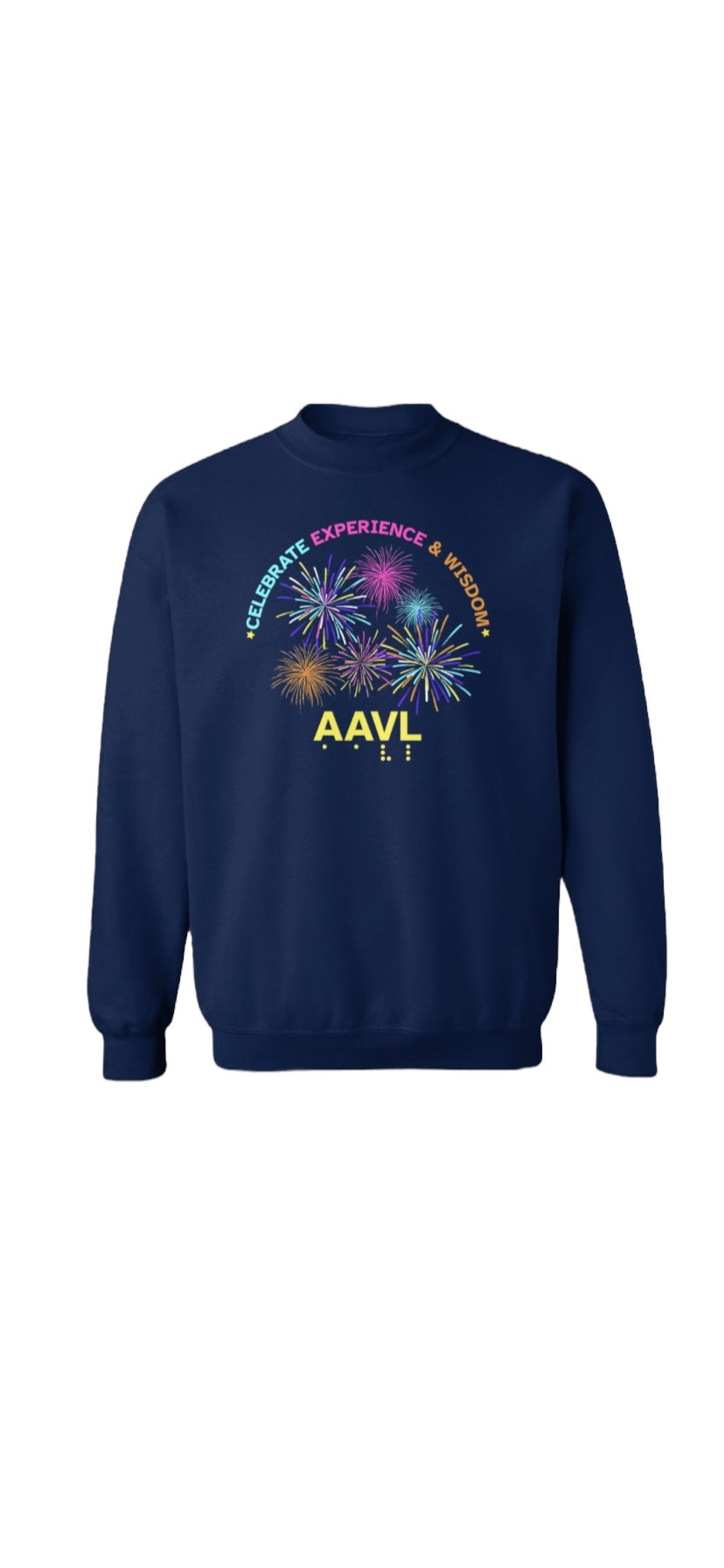 AAVL Celebrate Crew Sweatshirt - Navy