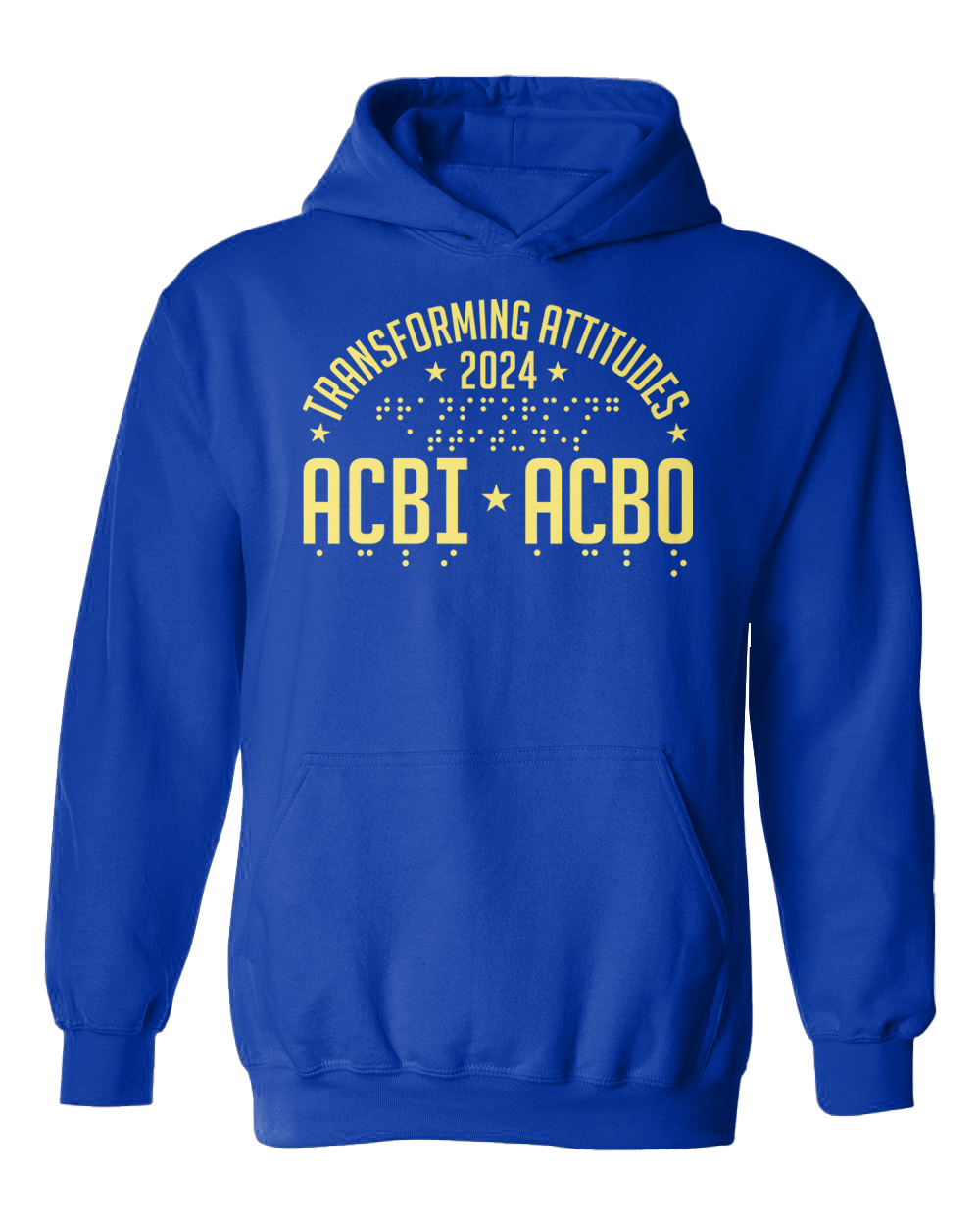 ACBI-ACBO 2024 royal  blue hoodie - pick up at convention