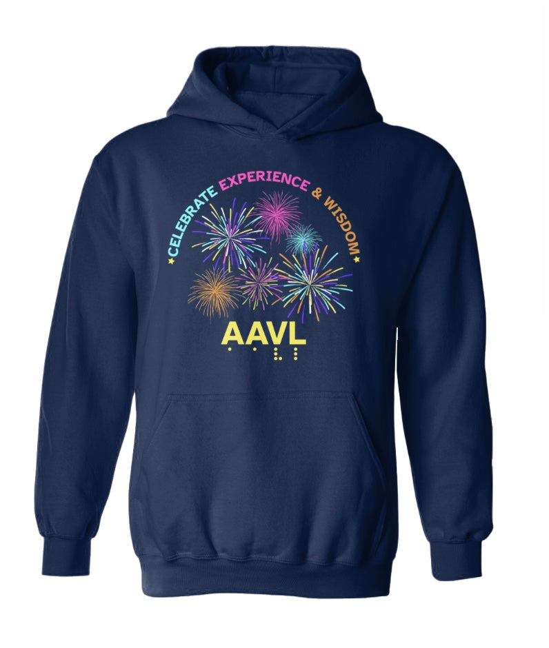 AAVL Celebrate Hoodie - Navy