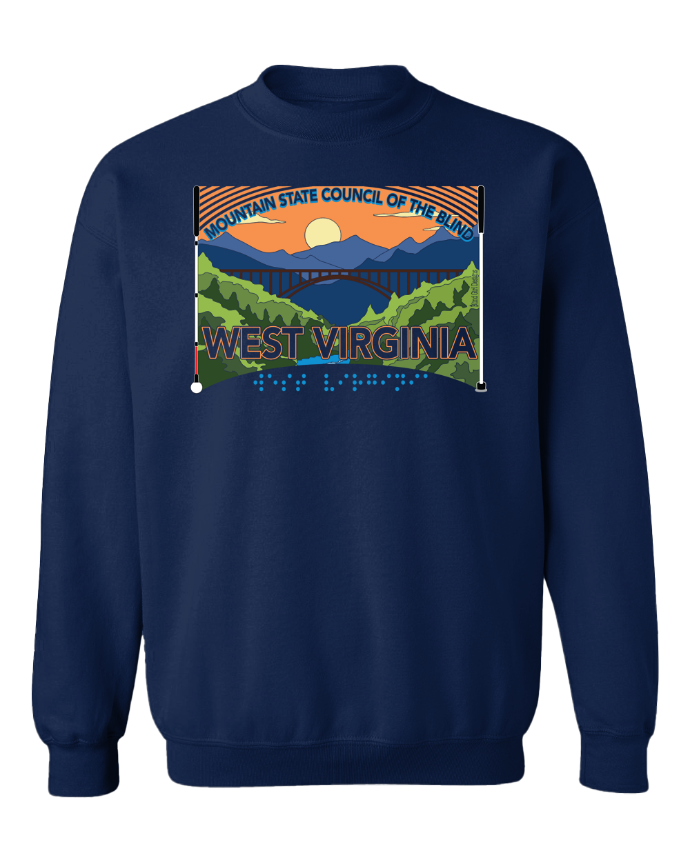 West Virginia MSCB sweatshirt Navy