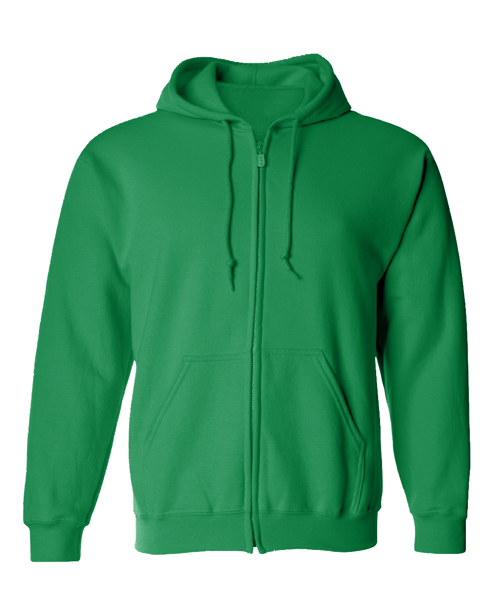 Tactile 3 Sweet White Cane Angels Full Zip Hoodie - Irish Green