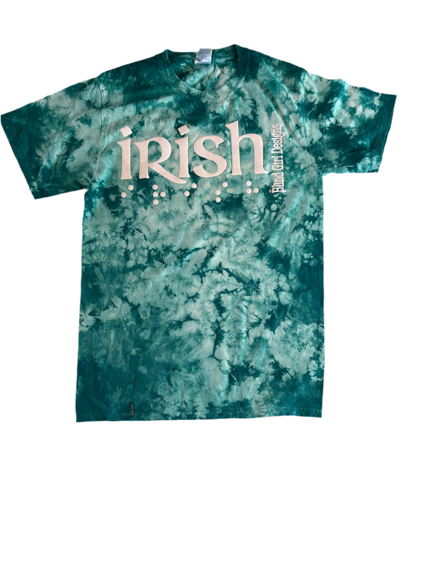 Irish green tie-dye