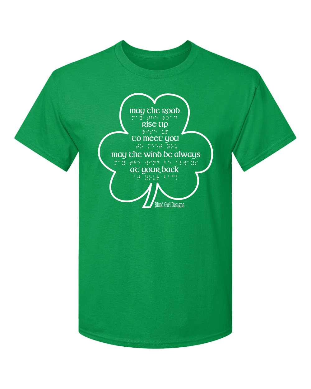 New 3D Glow-in-the-Dark Irish Blessing T-Shirt - Irish Green