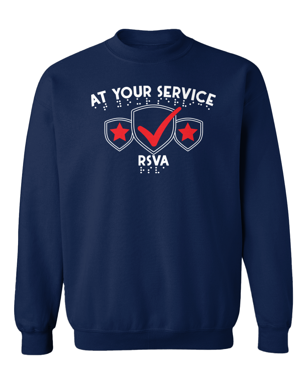 RSVA Crew Sweatshirt -  Navy