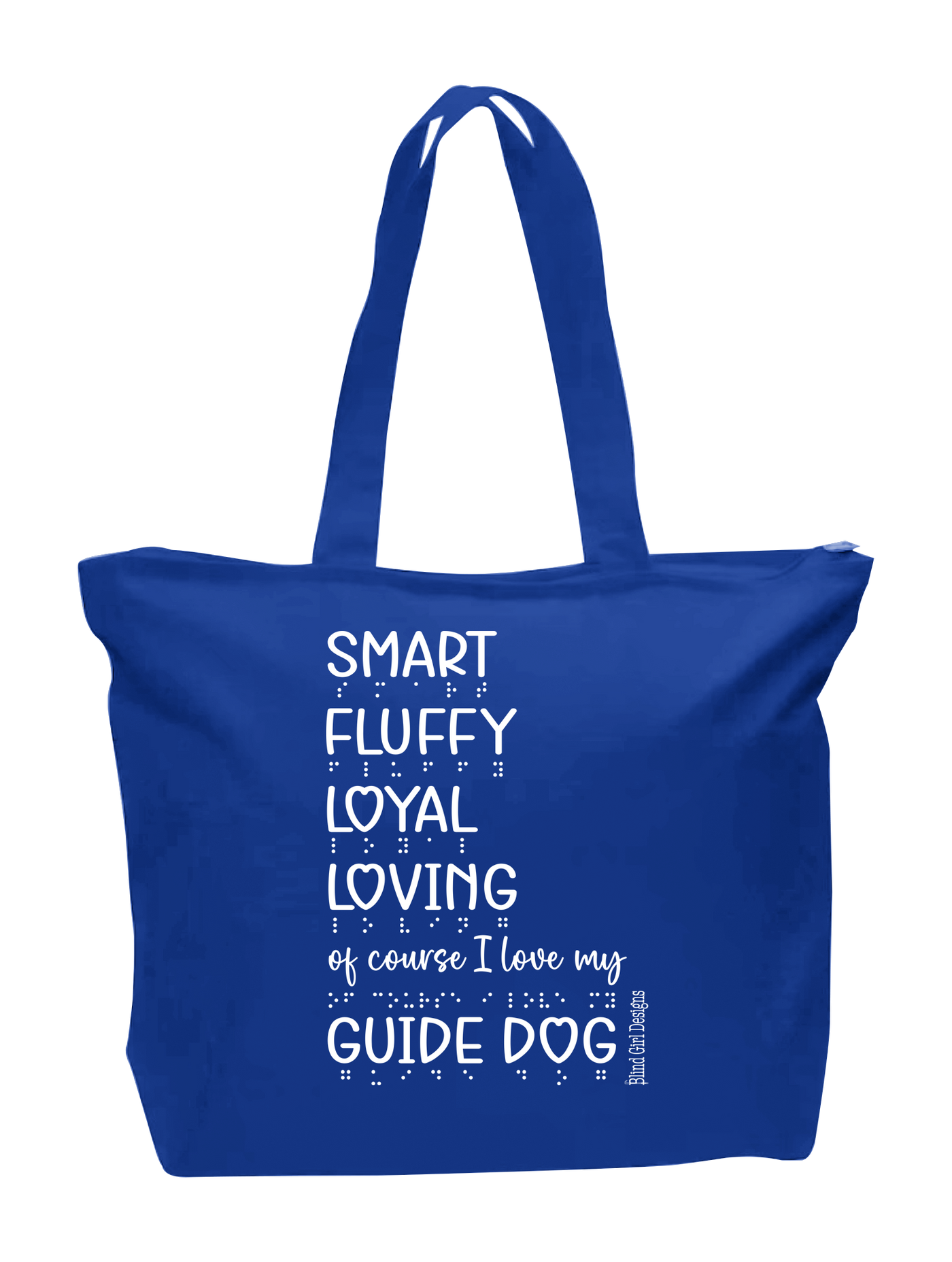 Of course I love my guide dog Zip Tote black