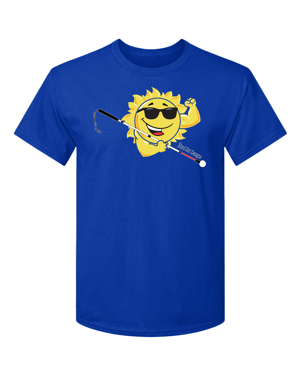 Mr. Sun royal blue t shirt