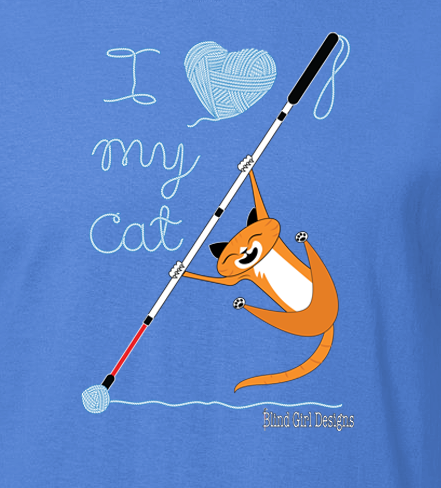 I love My Cat Sweatshirt Blanket - Caroline Blue