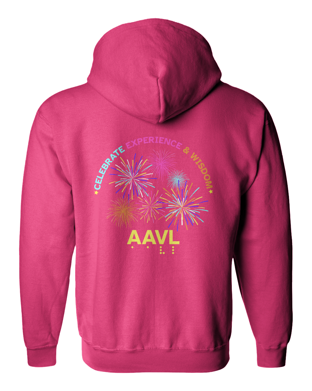 AAVL Celebrate Full Zip Hoodie - Pink