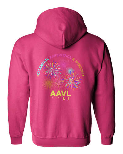 AAVL Celebrate Full Zip Hoodie - Pink