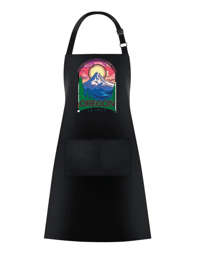 Oregon  Chef Apron - Black