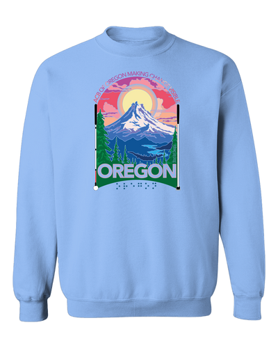 Oregon  crew sweatshirt carolina blue (deep light blue)