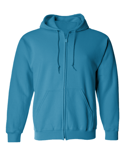 Tactile 3 Sweet White Cane Angels Full Zip Hoodie - Sapphire Blue