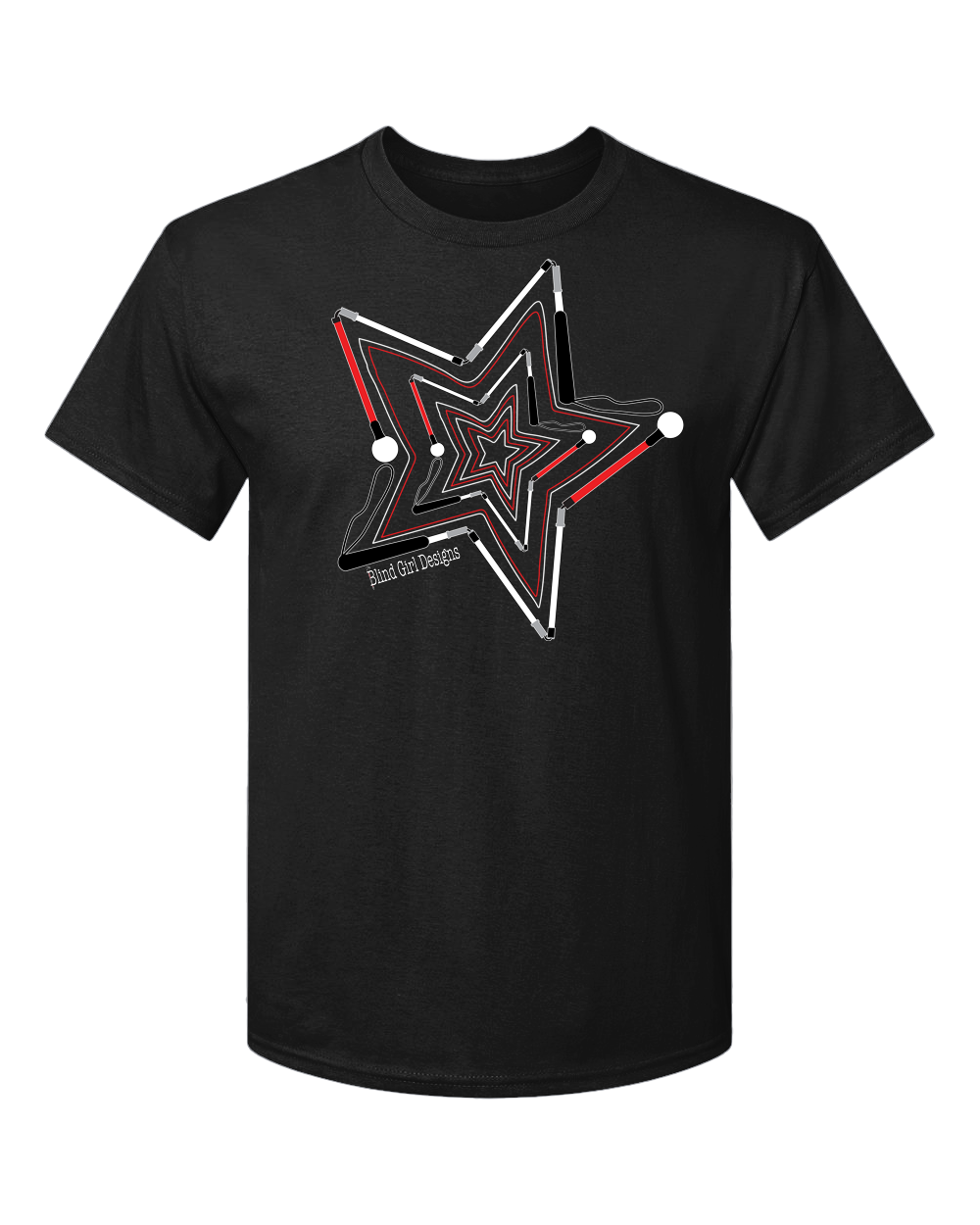 Superstars of White Canes T-Shirt - Black