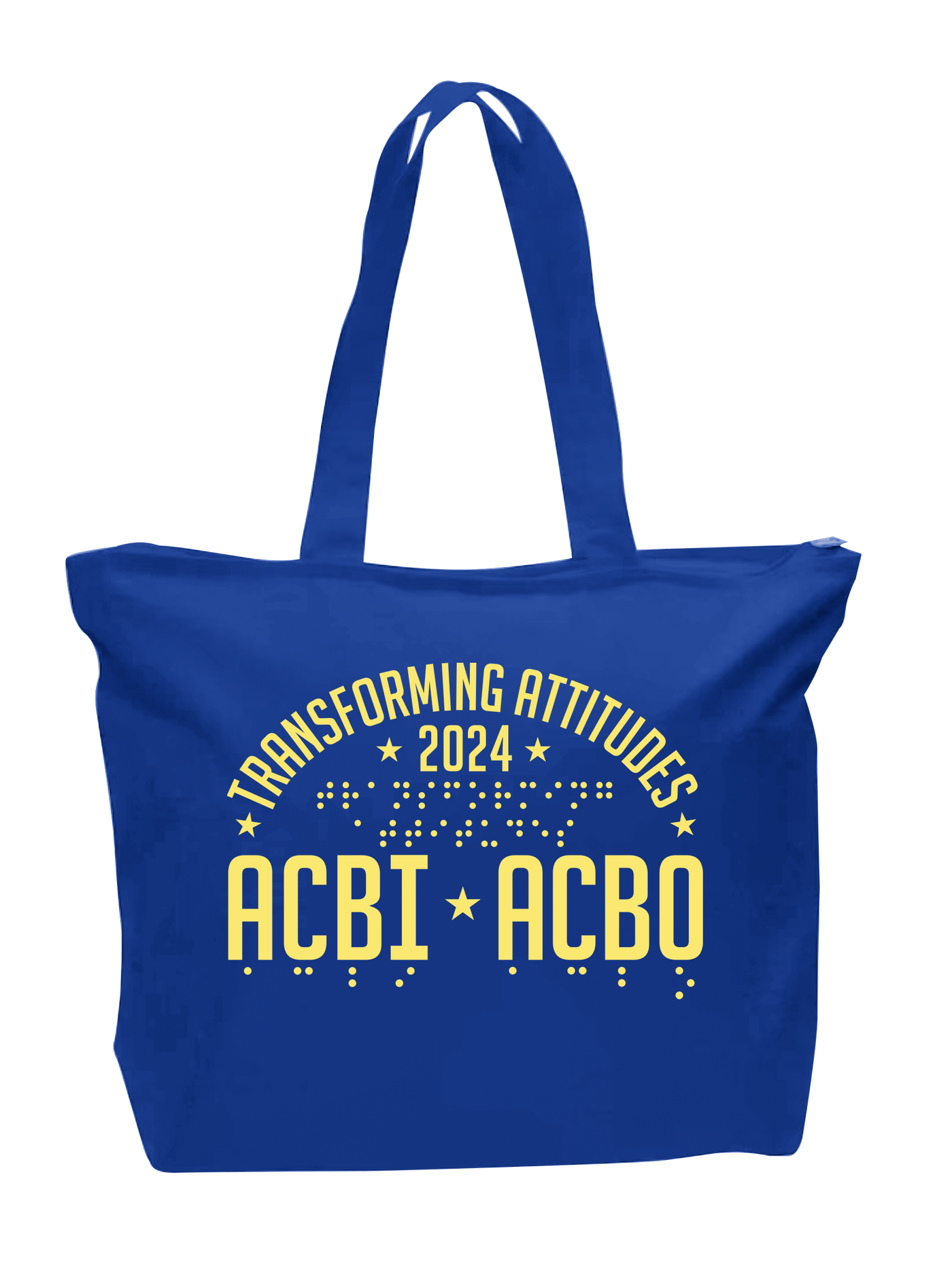 ACBI-ACBO 2024 Zipper Tote Bag - Royal Blue - Shipped to your home