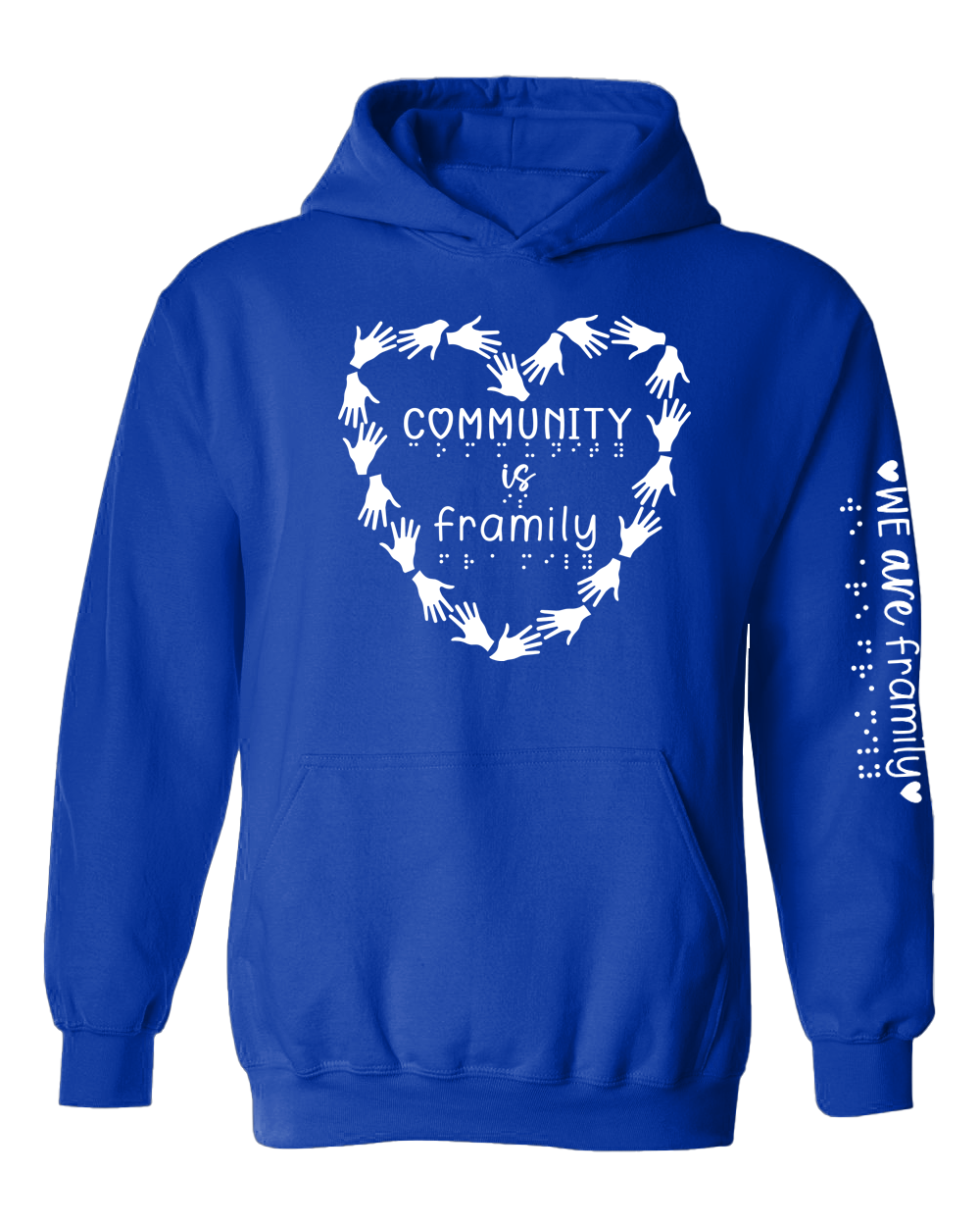 Community is Framily  Hoodie Royal