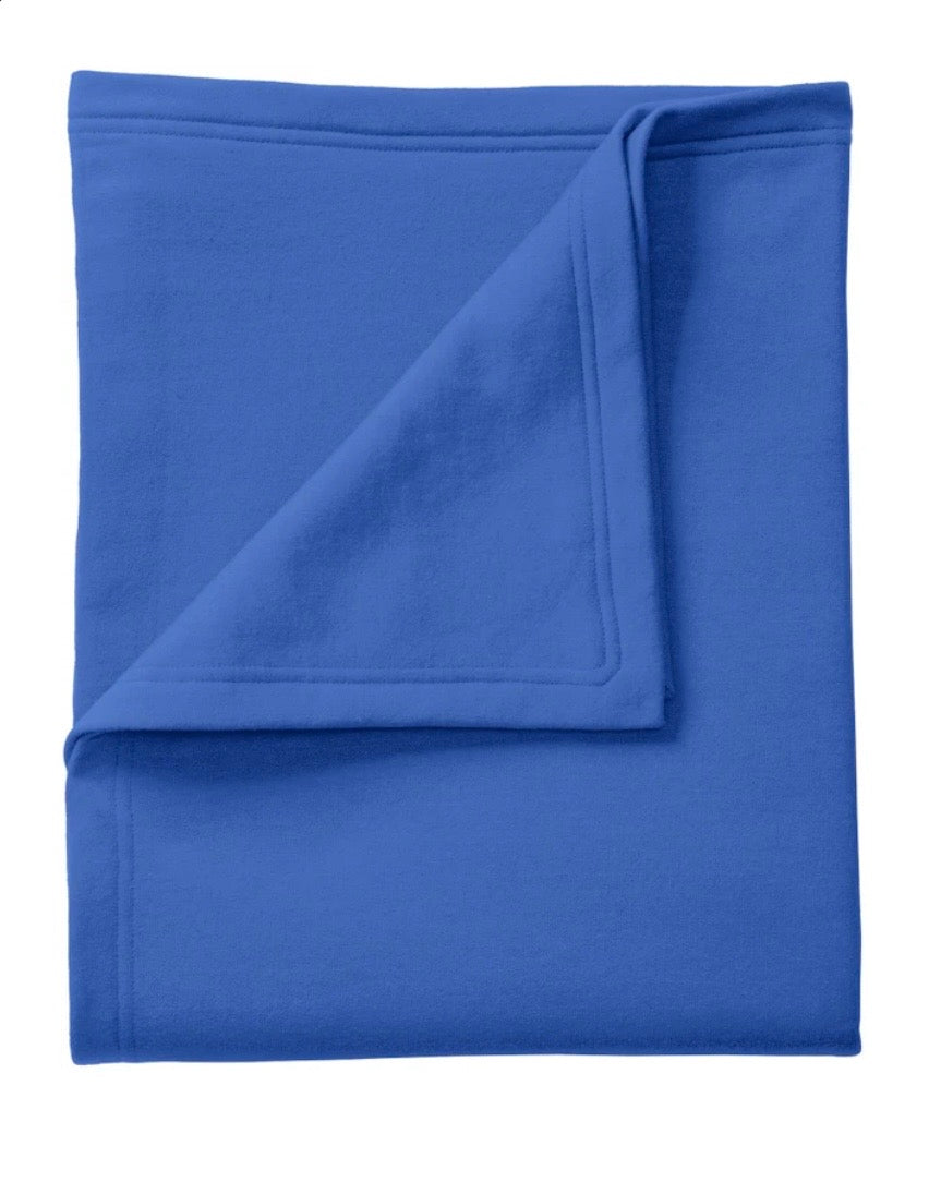 Pick Your Own Blind Girl Designs Print Cozy Sweatshirt Blanket - Royal Blue