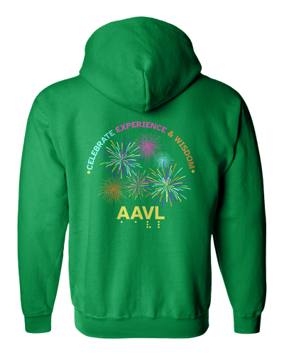 AAVL Celebrate Full Zip Hoodie - Irish Green