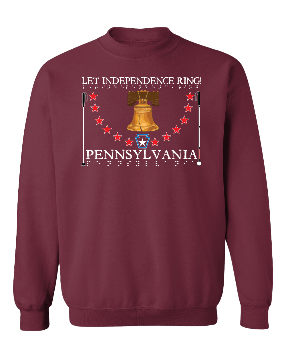 Pennsylvania Sweatshirt - Berry