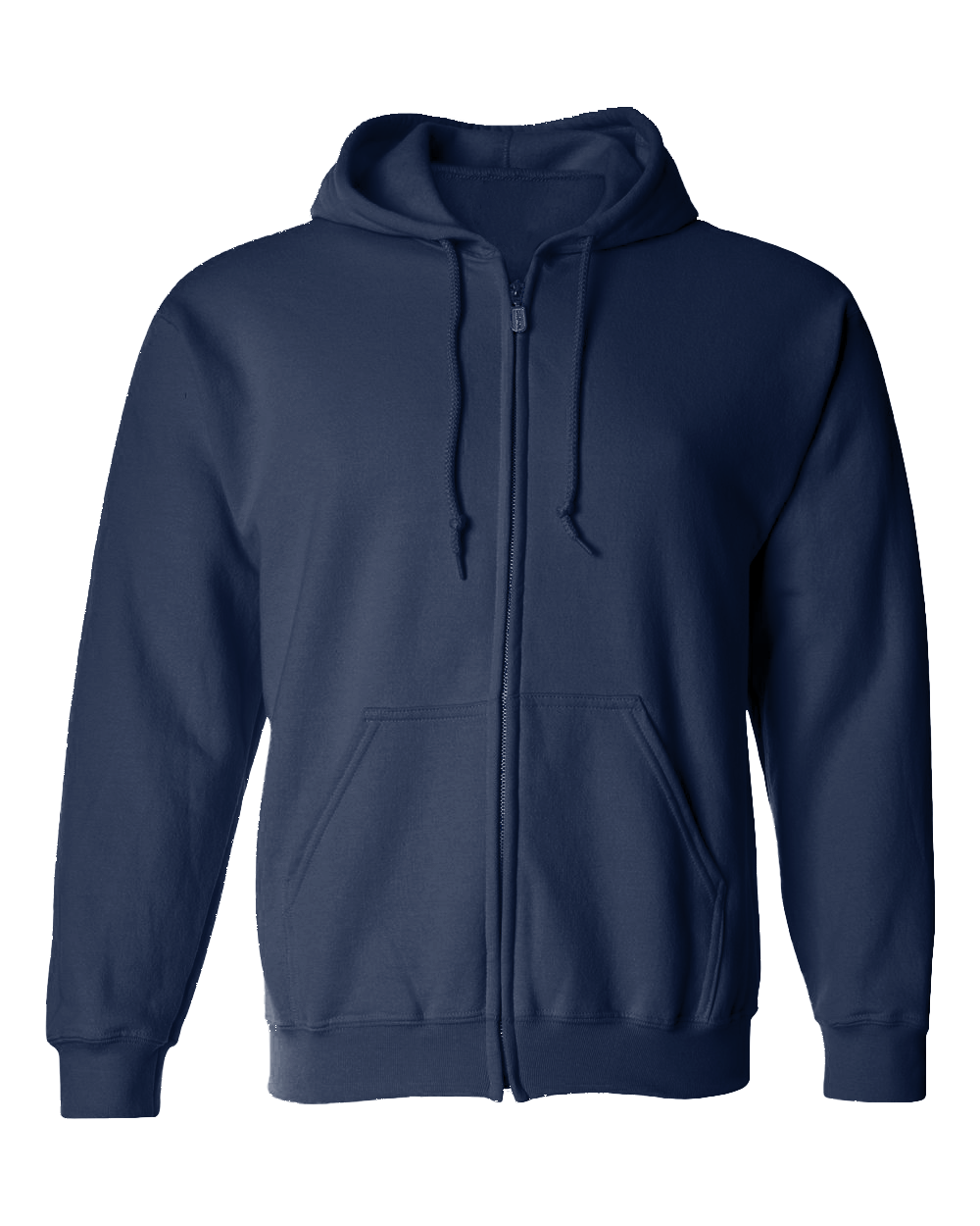 3D Tactile American Eagle Full Zip Hoodie - Navy Blue