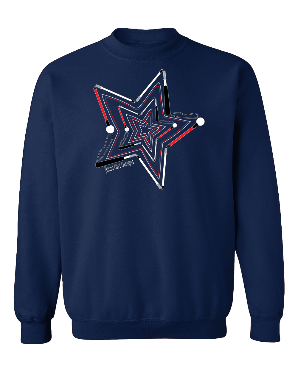 Superstars of White Canes Sweatshirt - Navy Blue