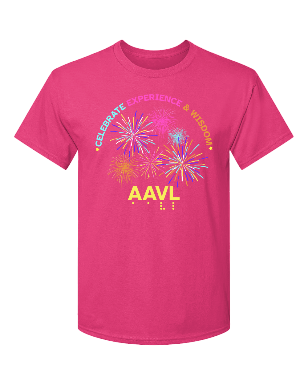 AAVL Celebrate T-Shirt - Pink