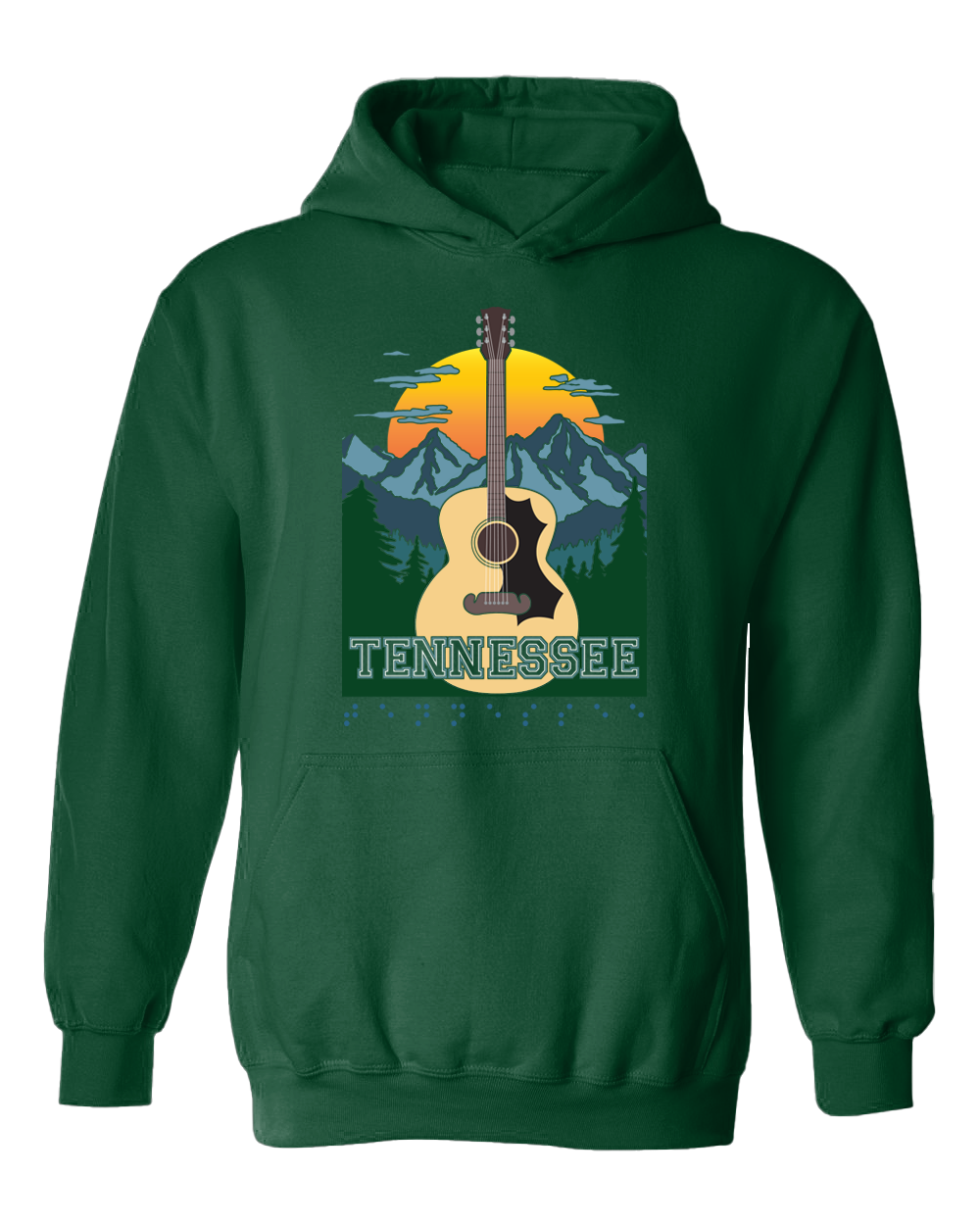 Tennessee Hoodie - Forest Green