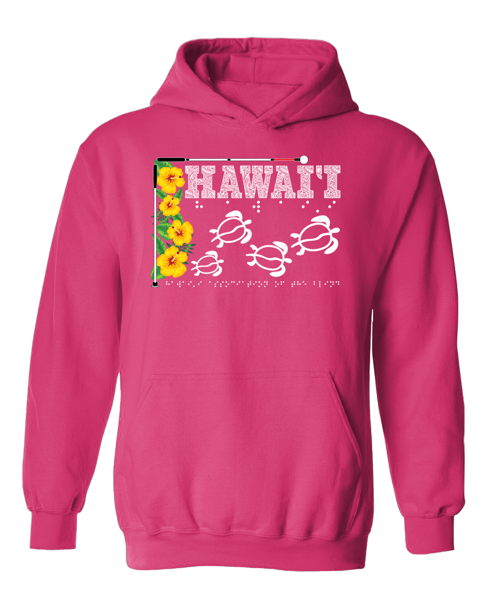 Hawaii Beautiful Hoodie - Pink