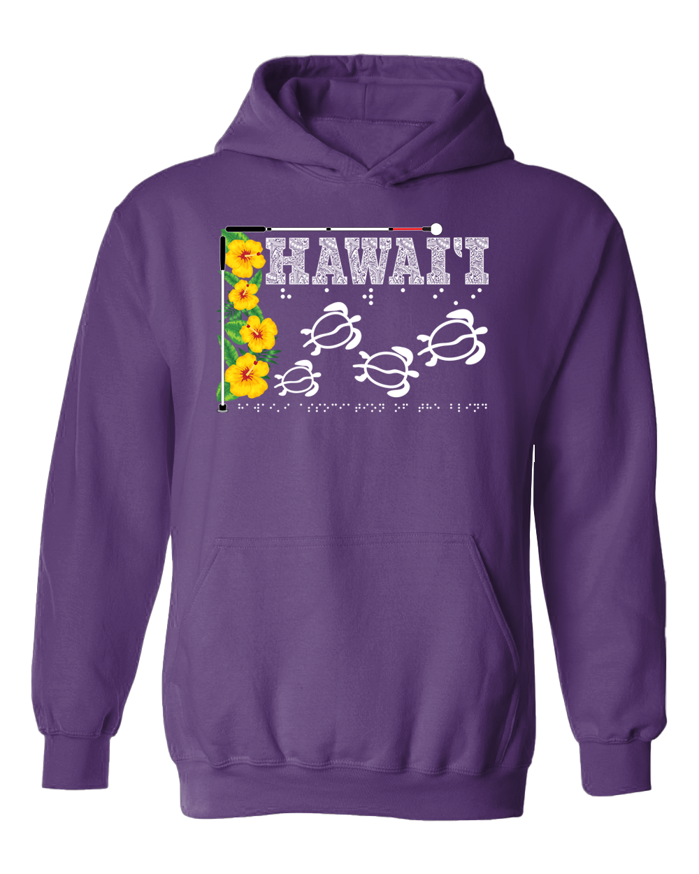 Hawaii Beautiful Hoodie - Purple