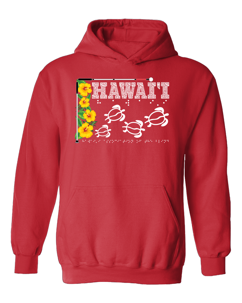 Hawaii Beautiful Hoodie - Red