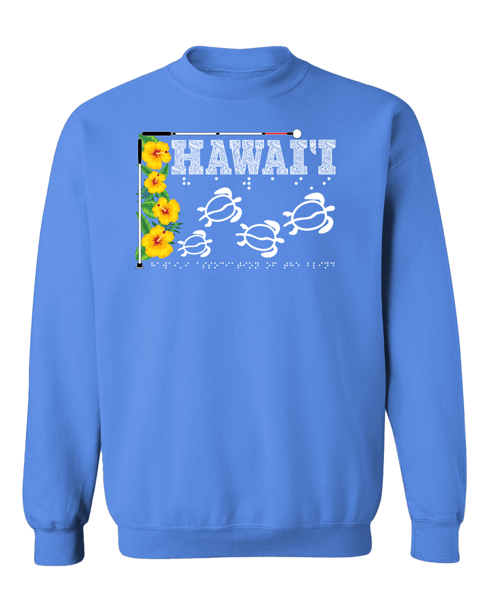 Hawaii Beautiful Sweatshirt - Carolina Blue