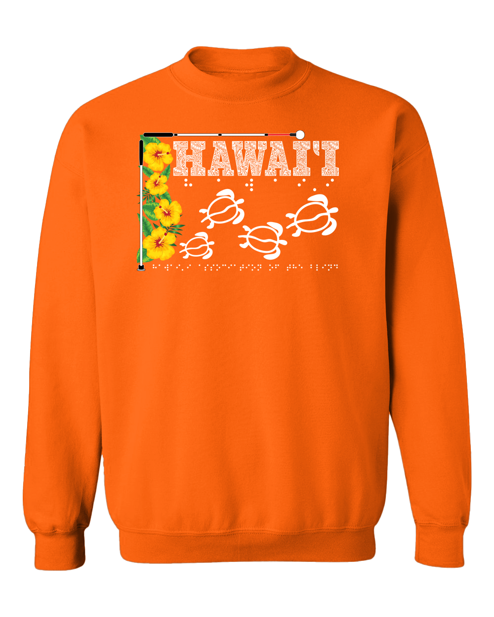 Hawaii Beautiful Sweatshirt - Orange