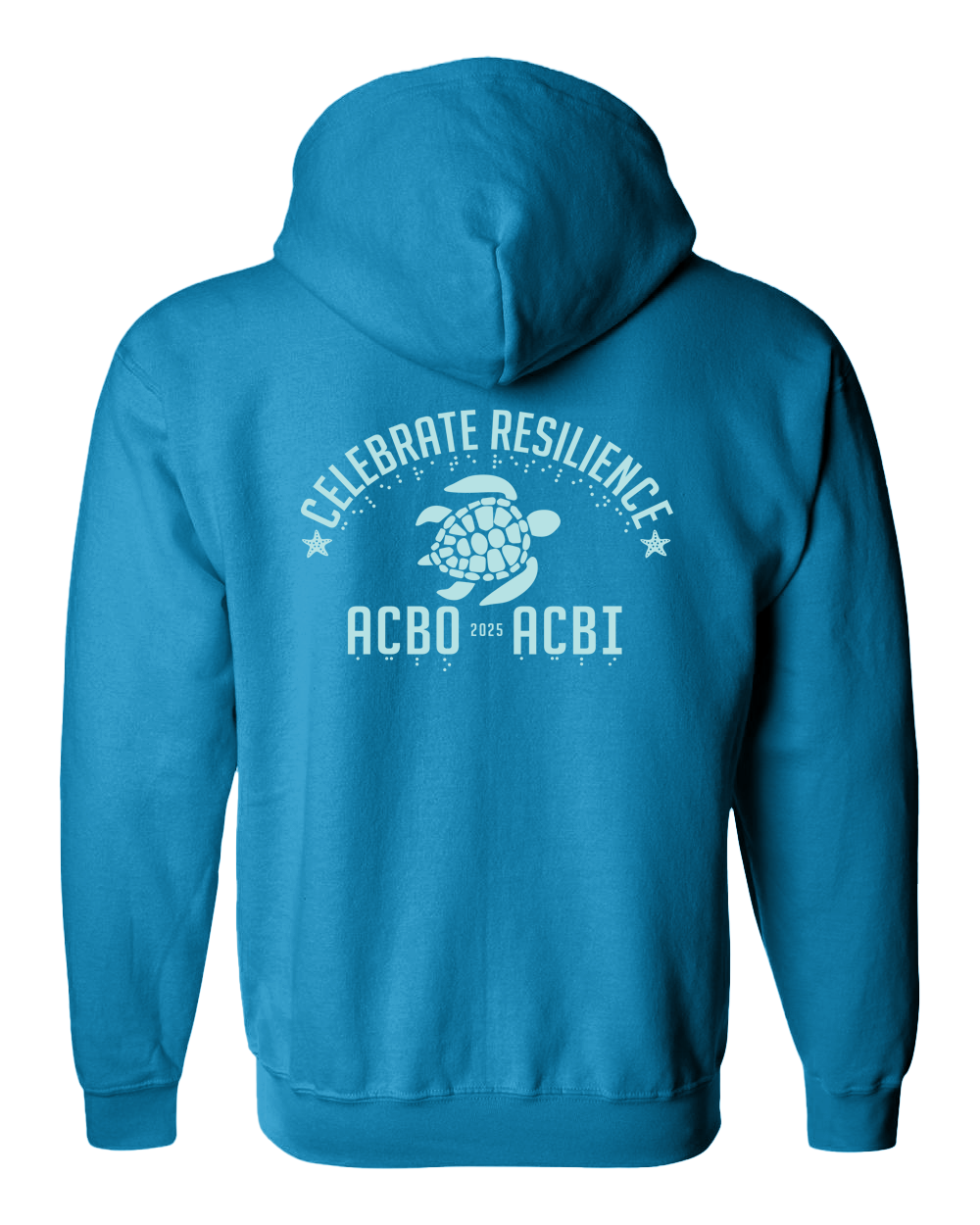ACBO/ACBI 2025 Celebrate Resilience Zip Hoodie - Sapphire Blue