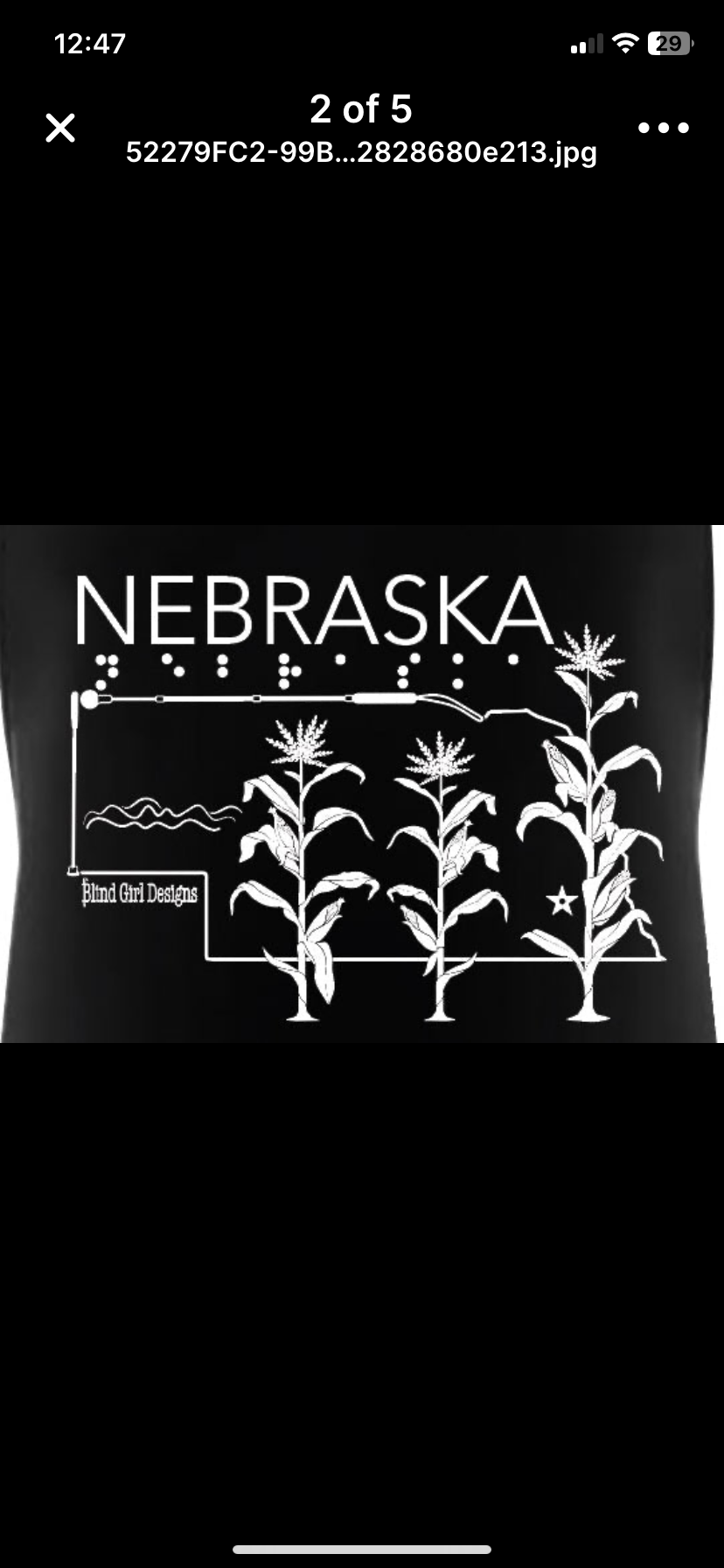Big Canvas Zip Tote - Nebraska State tote