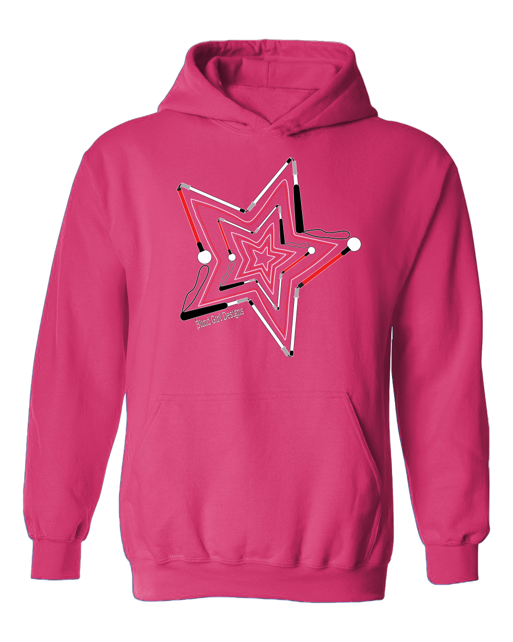 Superstars of White Canes Hoodie - Pink