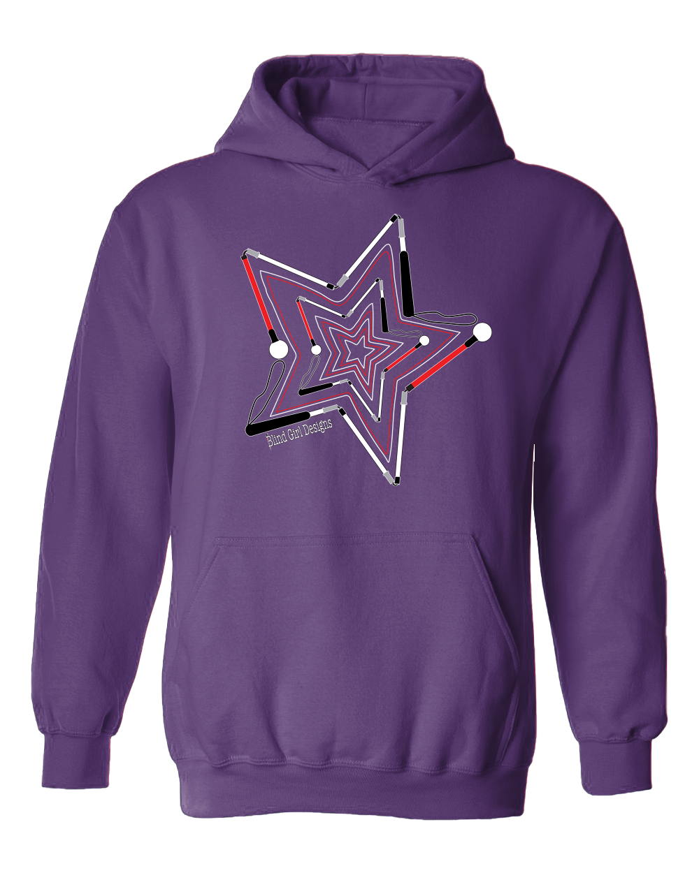 Superstars of White Canes Hoodie - Purple