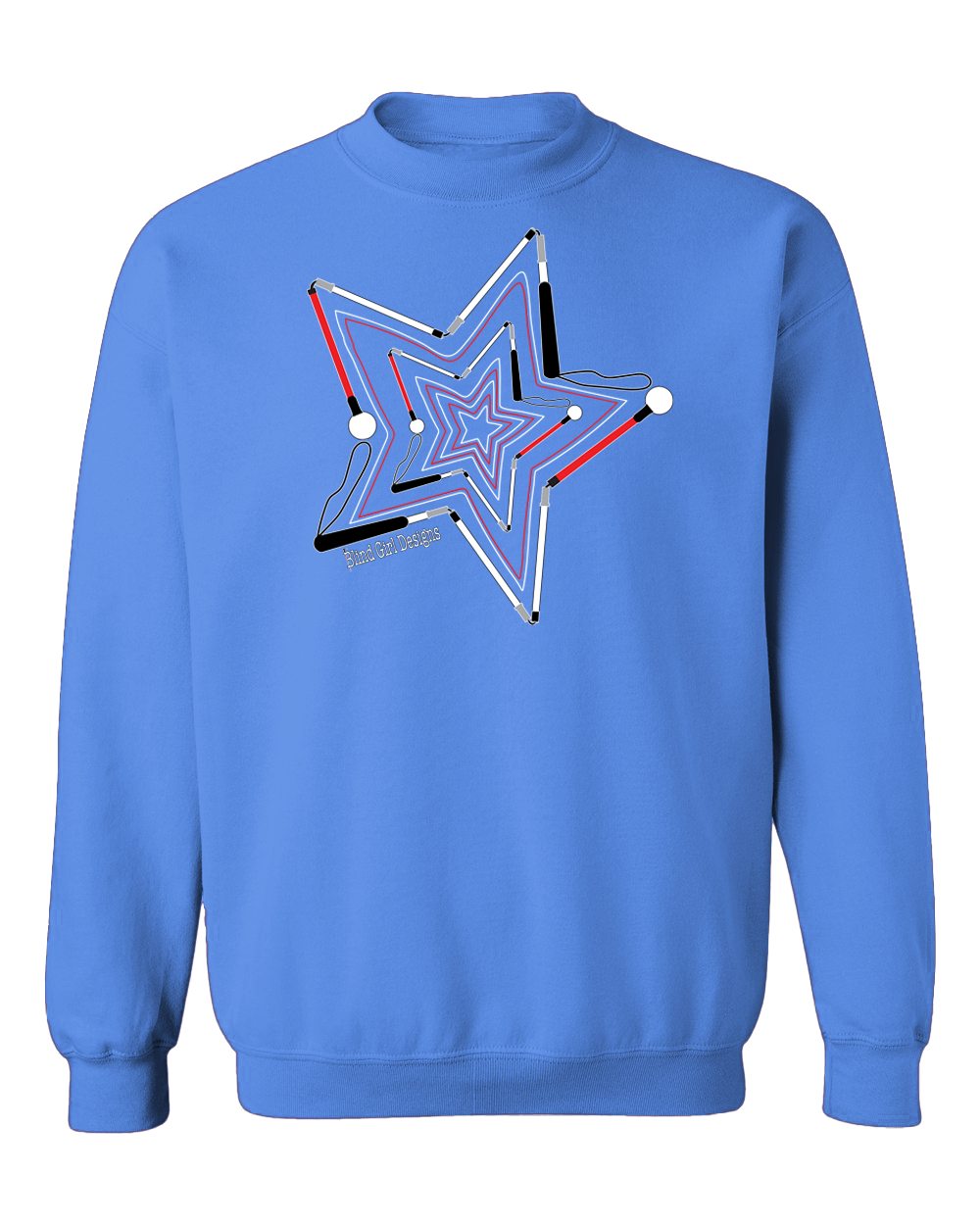 Superstars of White Canes Sweatshirt - Carolina Blue