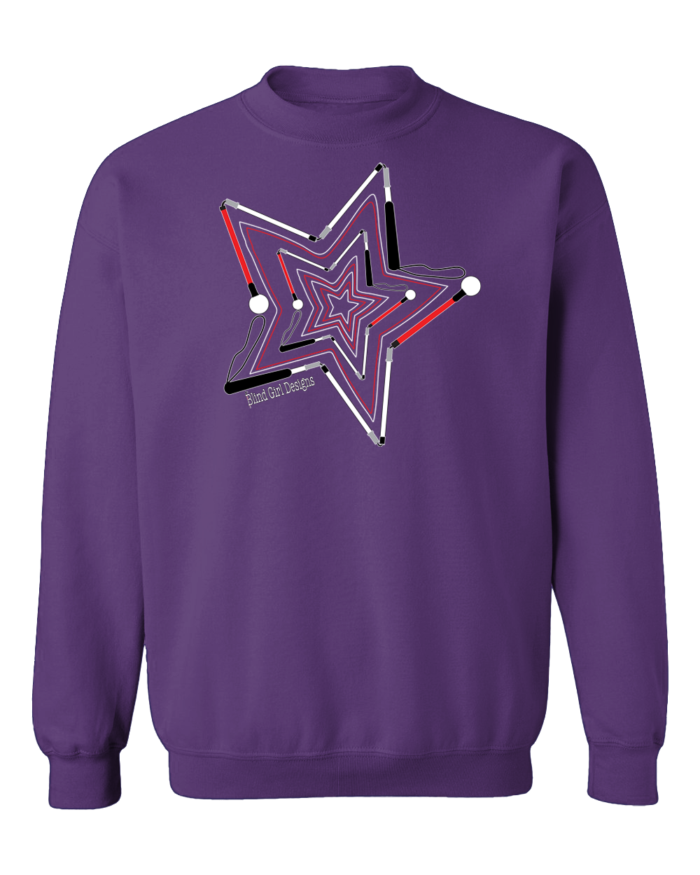 Superstars of White Canes Sweatshirt - Purple