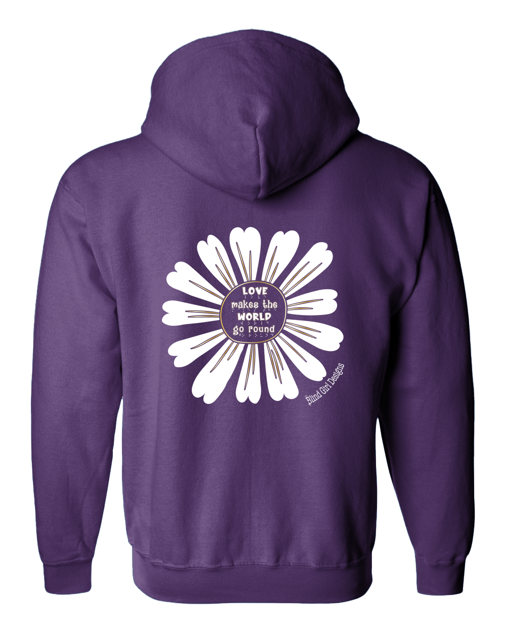 Zip Hoodies – Blind Girl Designs
