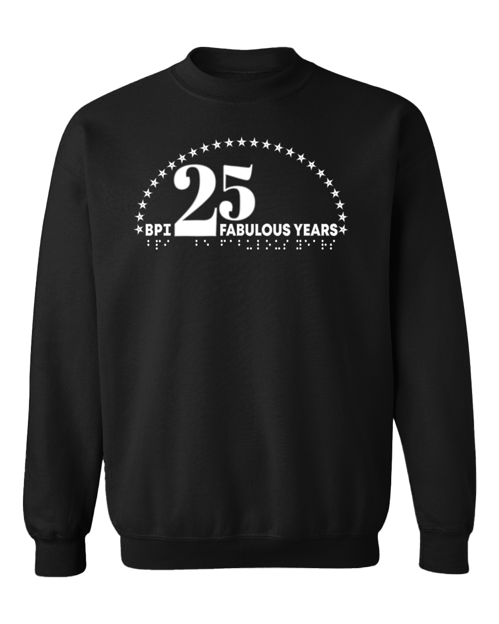 3D! BPI 25th Anniversary Sweatshirt - Black