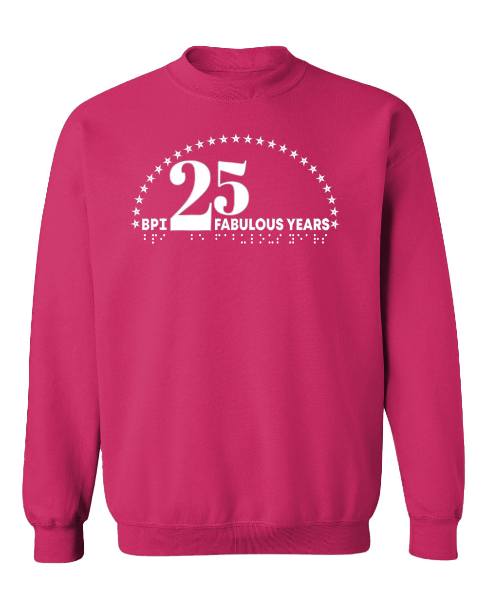 3D! BPI 25th Anniversary Sweatshirt - Pink