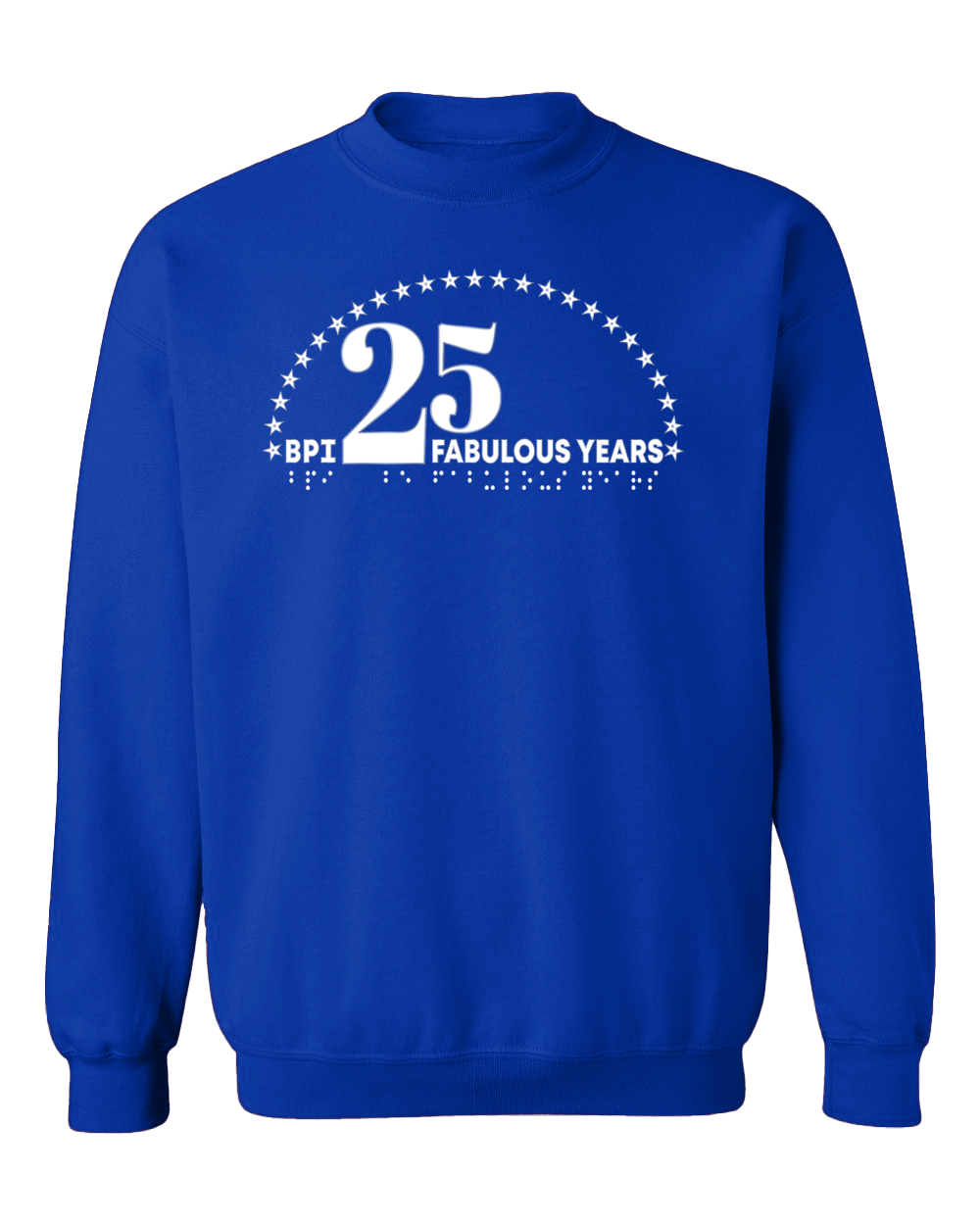 3D! BPI 25th Anniversary Sweatshirt - Royal Blue