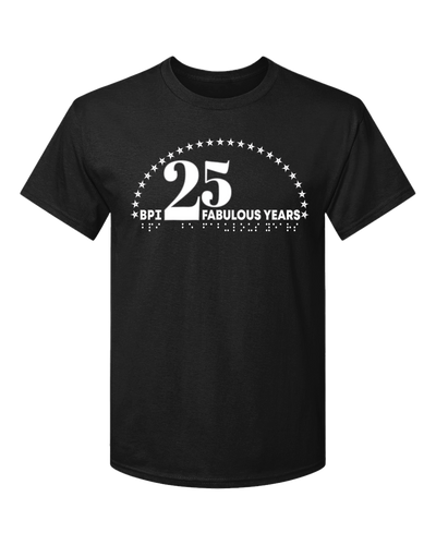 3D! BPI 25th Anniversary T-Shirt - Black