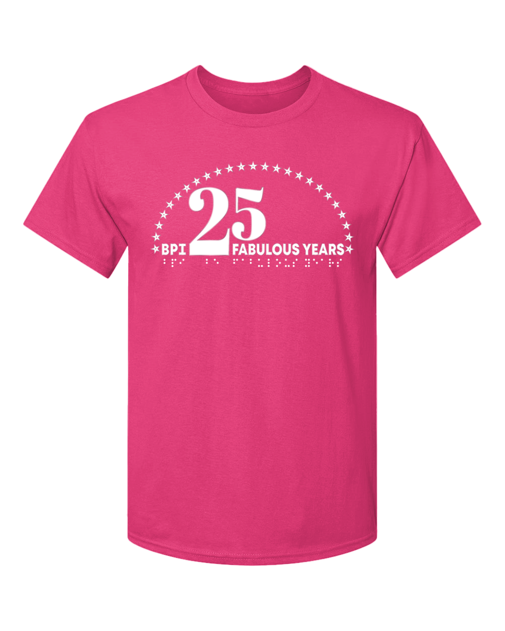 3D! BPI 25th Anniversary T-Shirt - Pink