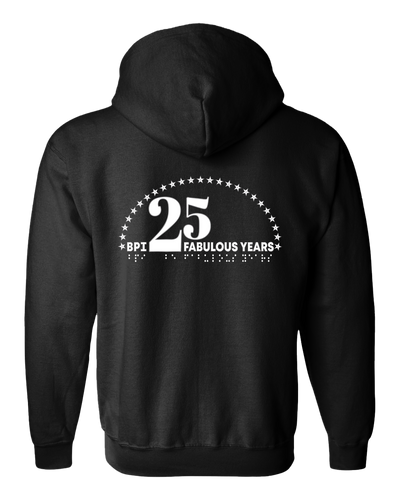 3D! BPI 25th Anniversary Zip Hoodie - Black