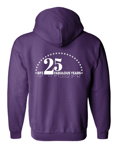 3D! BPI 25th Anniversary Zip Hoodie - Purple