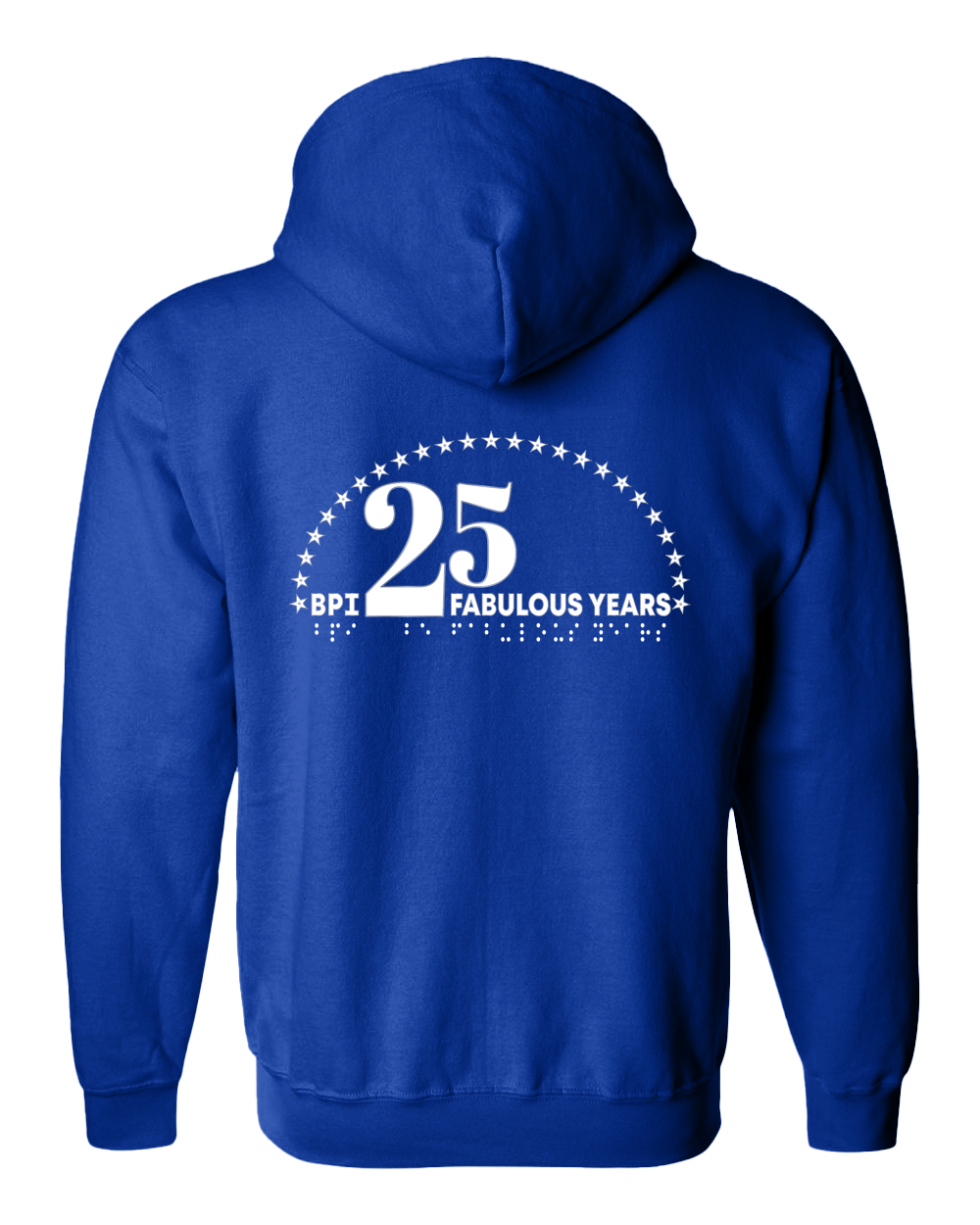 3D! BPI 25th Anniversary Zip Hoodie - Royal Blue
